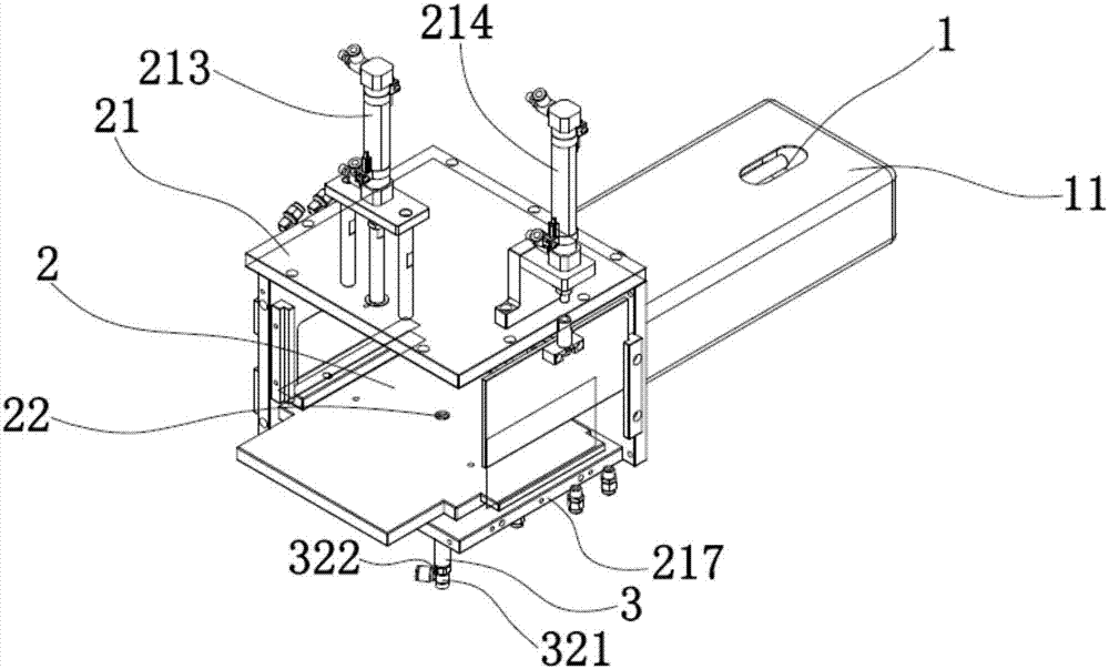 一种3D玻璃模具流道进气保护装置的制作方法