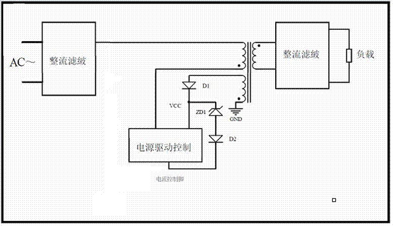 通过变压器辅助线圈实现开关电源过流保护的电路及应用的制作方法