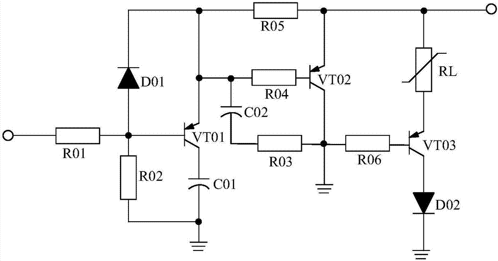 一种电子节能灯用电压双抑制型启动系统的制作方法