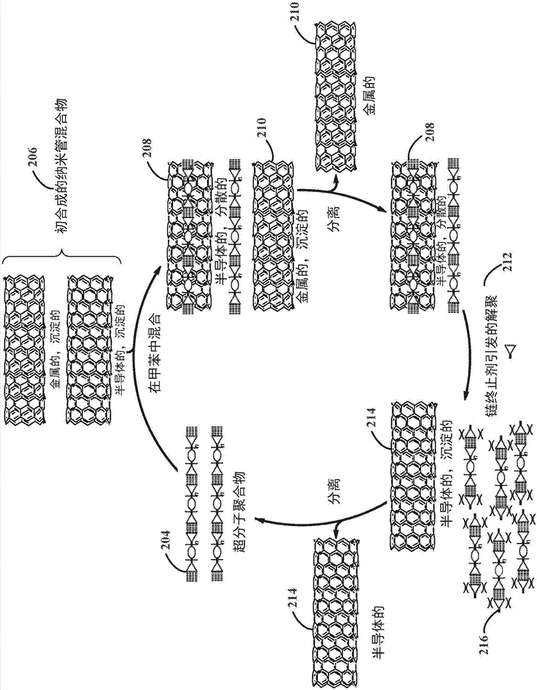 隔离半导体单壁纳米管或金属单壁纳米管及其方法与流程