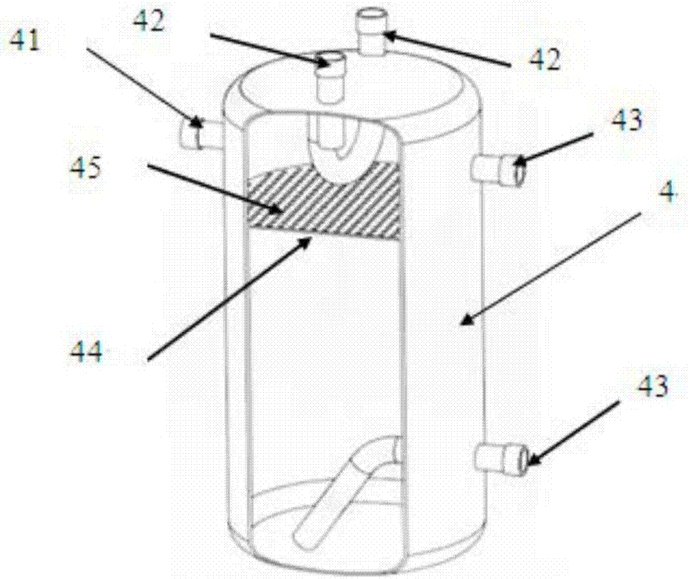 一种CO2高压级中间储液和换热功能的气液分离器装置的制作方法