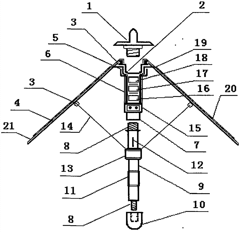 阳光发电伞的制作方法