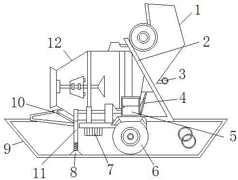 一种船载混凝土搅拌输送设备的制作方法