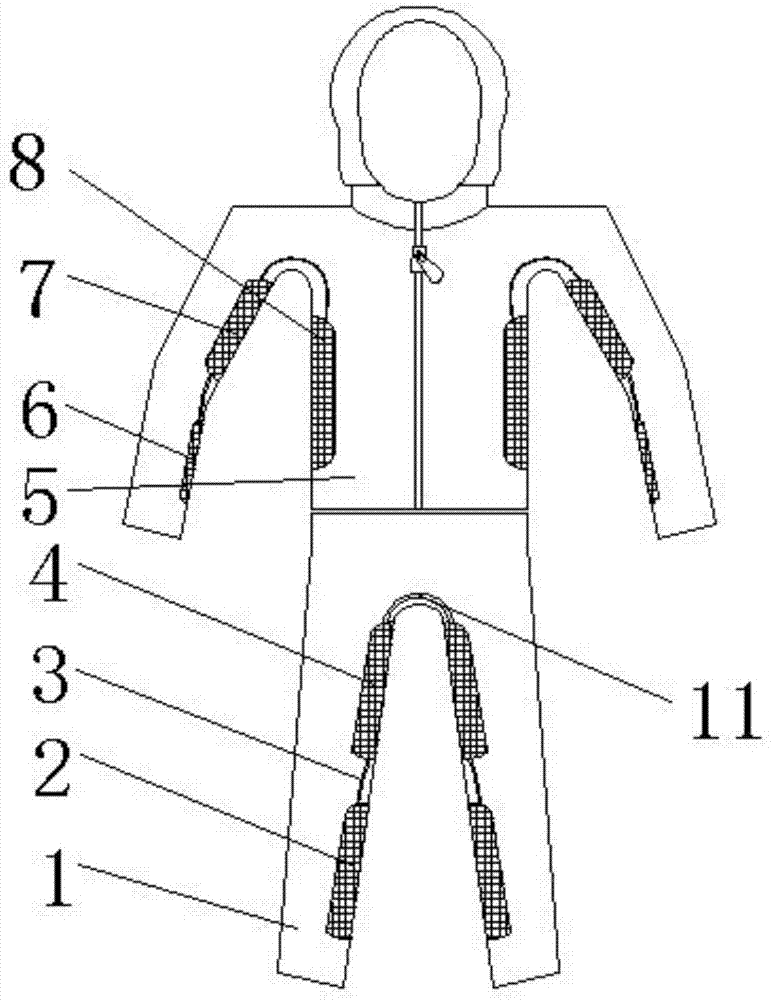 一种新型防静电服的制作方法
