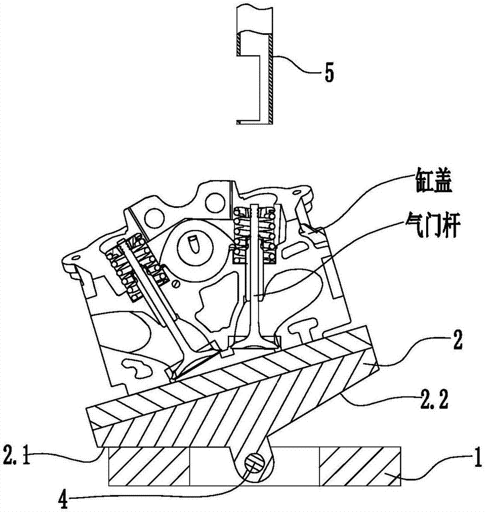 气门锁夹压装工装的制作方法