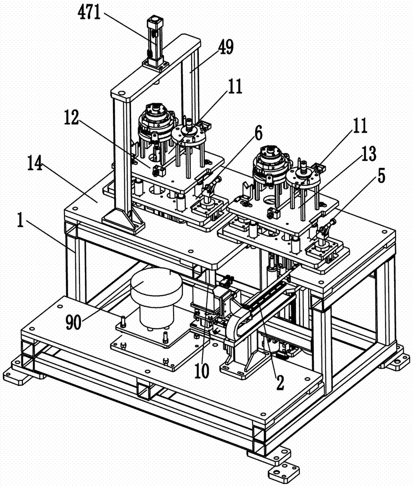 一种泵体曲轴弹簧在线安装设备的制作方法