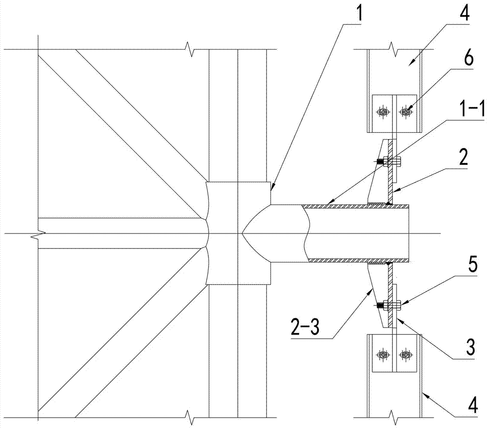 一种建筑幕墙钢节点结构的制作方法