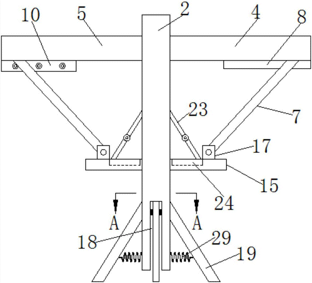 一种煤矿井下施工用脚手架的制作方法