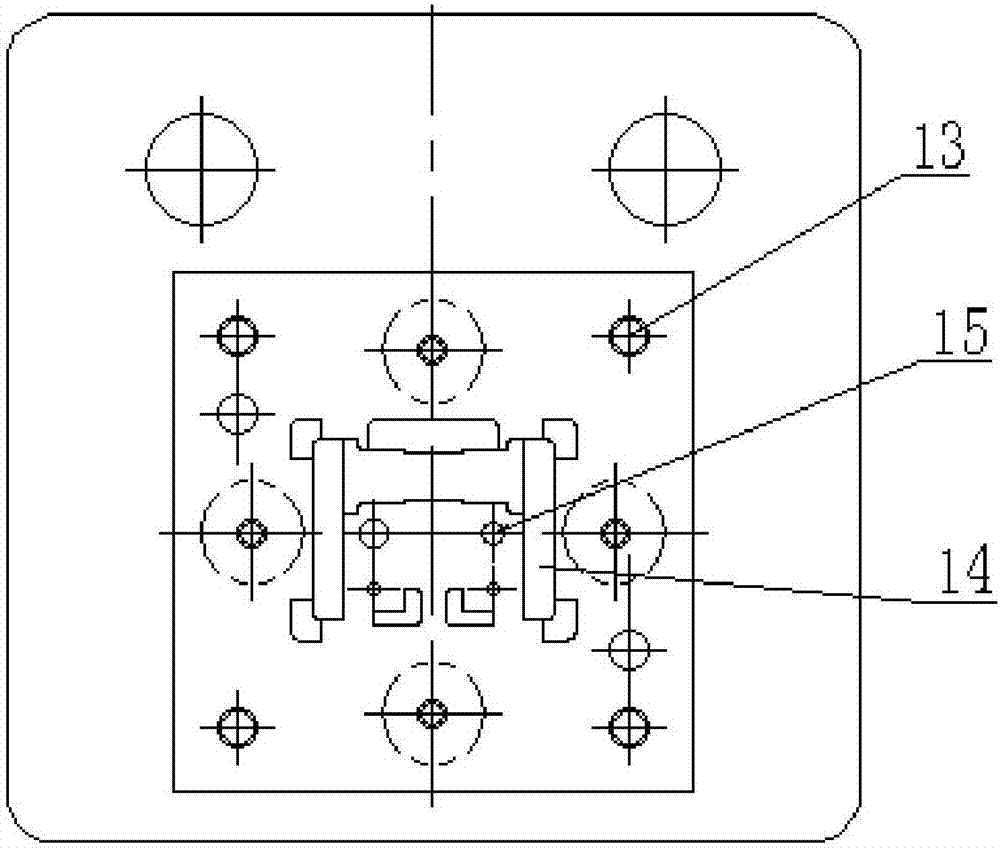 一种用于铝片焊接后成型冲孔加工的模具的制作方法