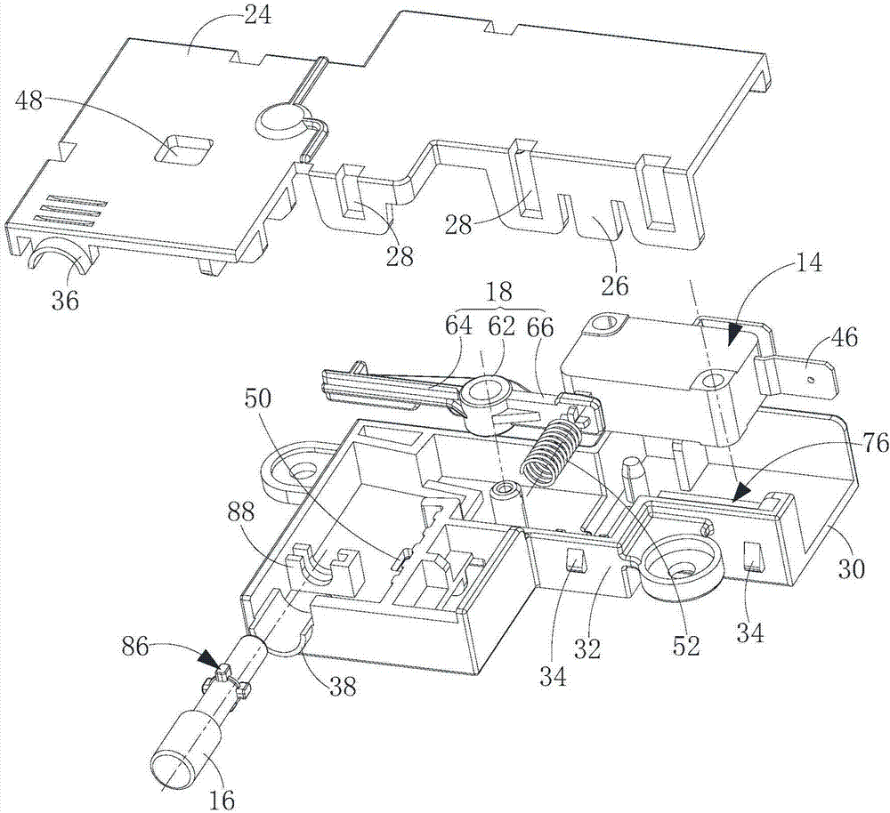 门开关组件和家用电器的制作方法