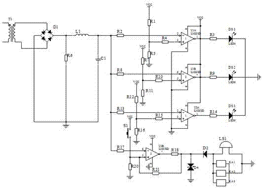 一种家庭用电负载强度指示以及过载保护系统的制作方法