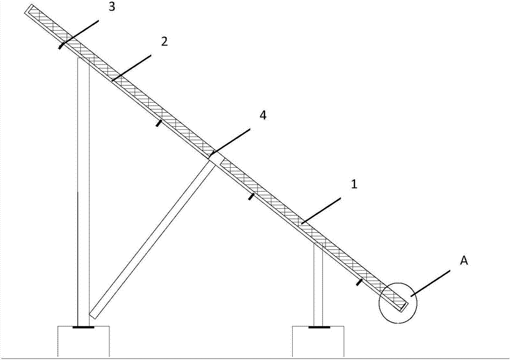 一种插入式光伏支架与光伏板组件的连接结构的制作方法