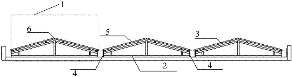 屋面自防水光伏支架系统的制作方法