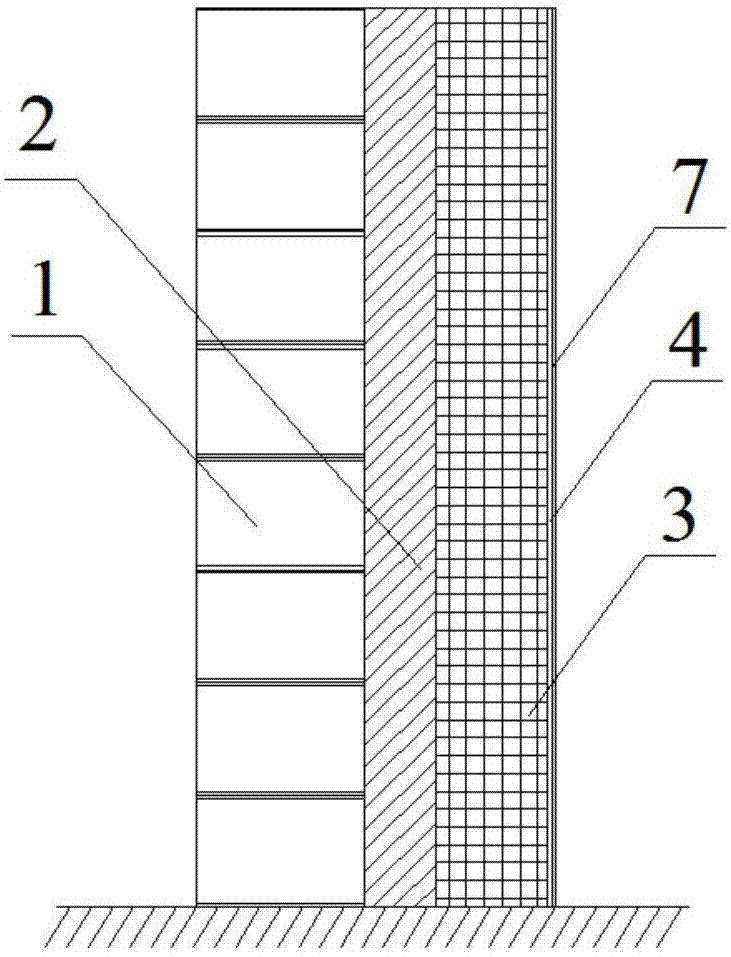 一种改良型秸秆砌块日光温室后墙的制作方法