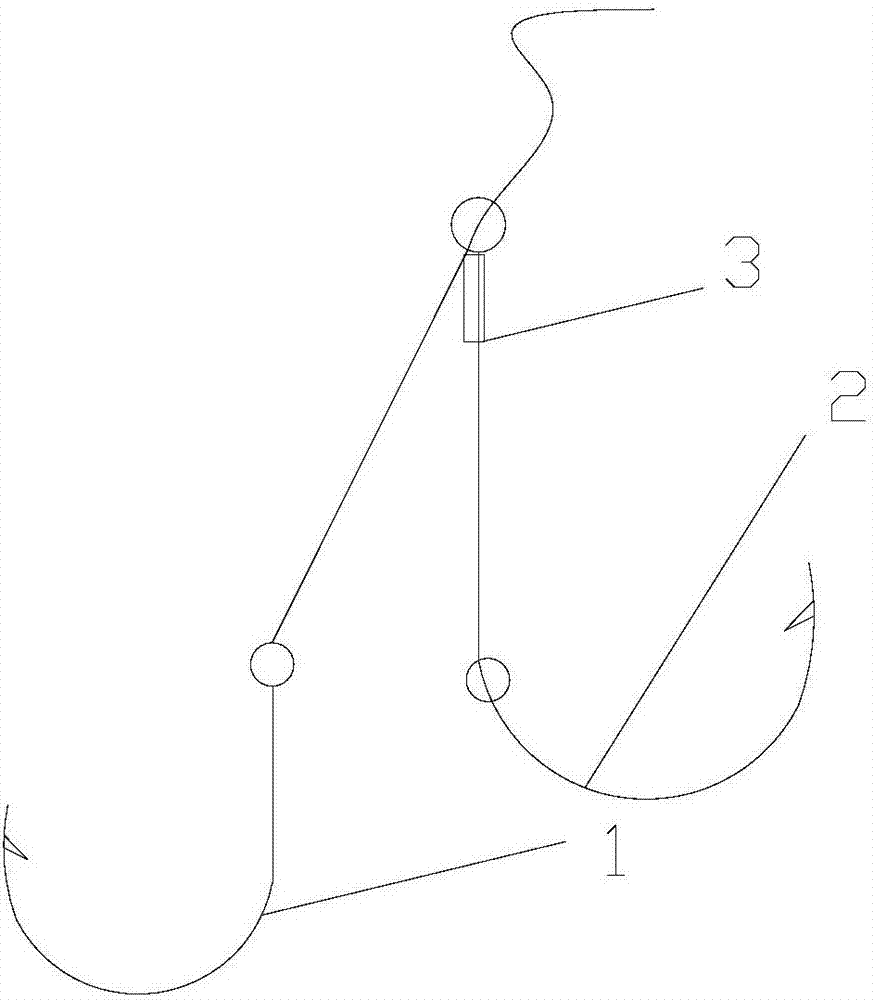 一种组合鱼钩的制作方法