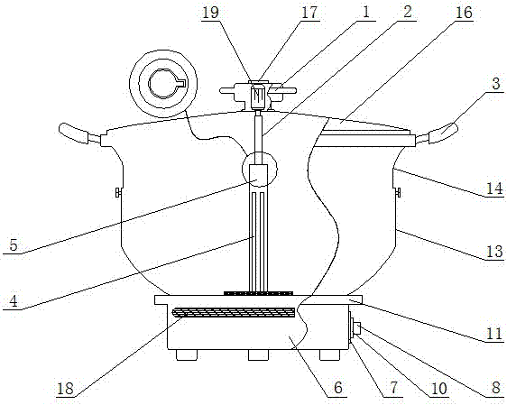 一种学生宿舍用电煮锅的制作方法