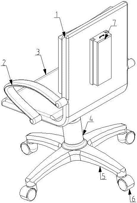 一种带有可调节靠垫的升降座椅的制作方法