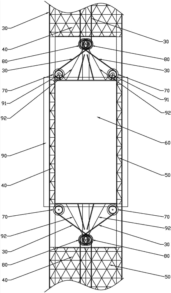用于电梯防护网的防缠绕齿轮结构的制作方法