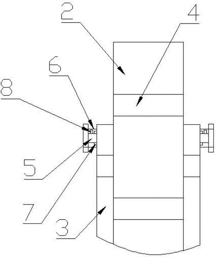一种可伸缩的钢结构折叠梯子的制作方法