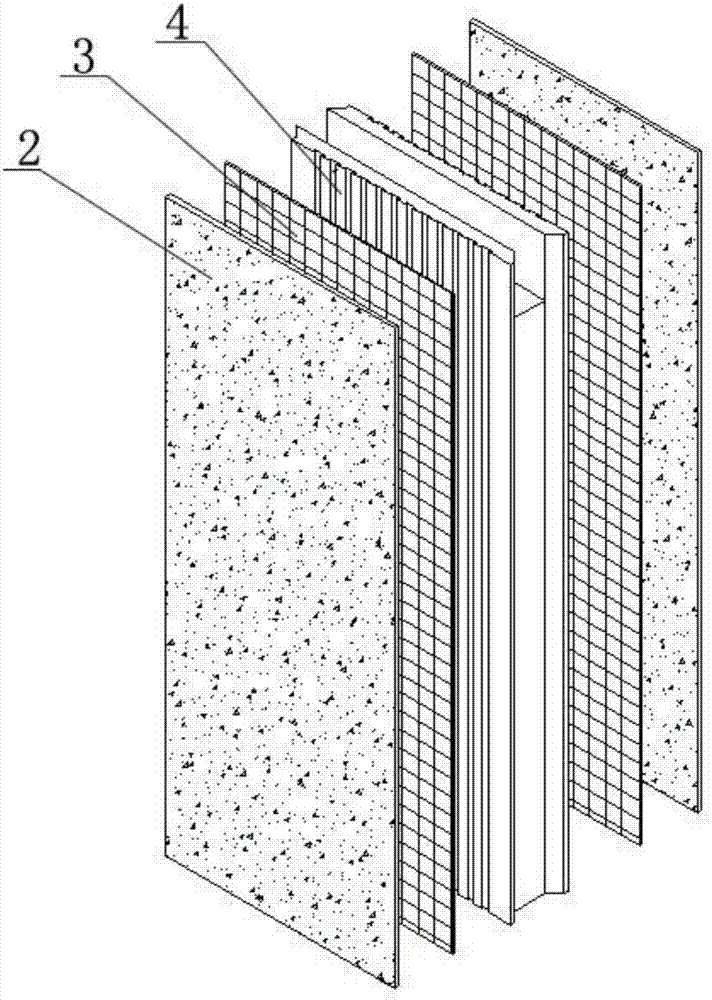 一种预制装配式墙体结构及采用此结构建造房屋的方法