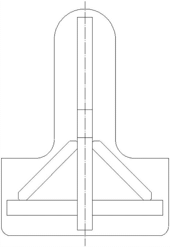 一种V形反作用杆台架试验横向加载机构的制作方法