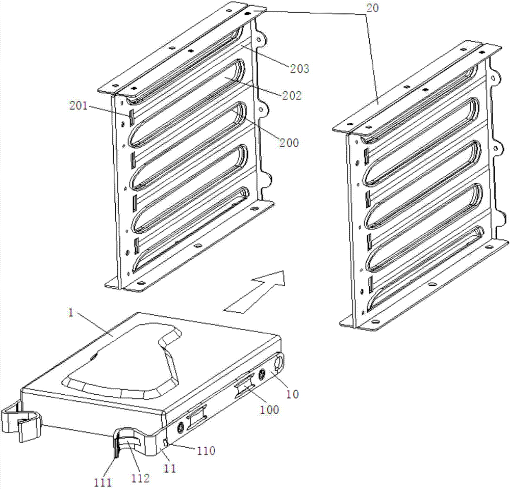 一种热插拔硬盘模组安装结构的制作方法