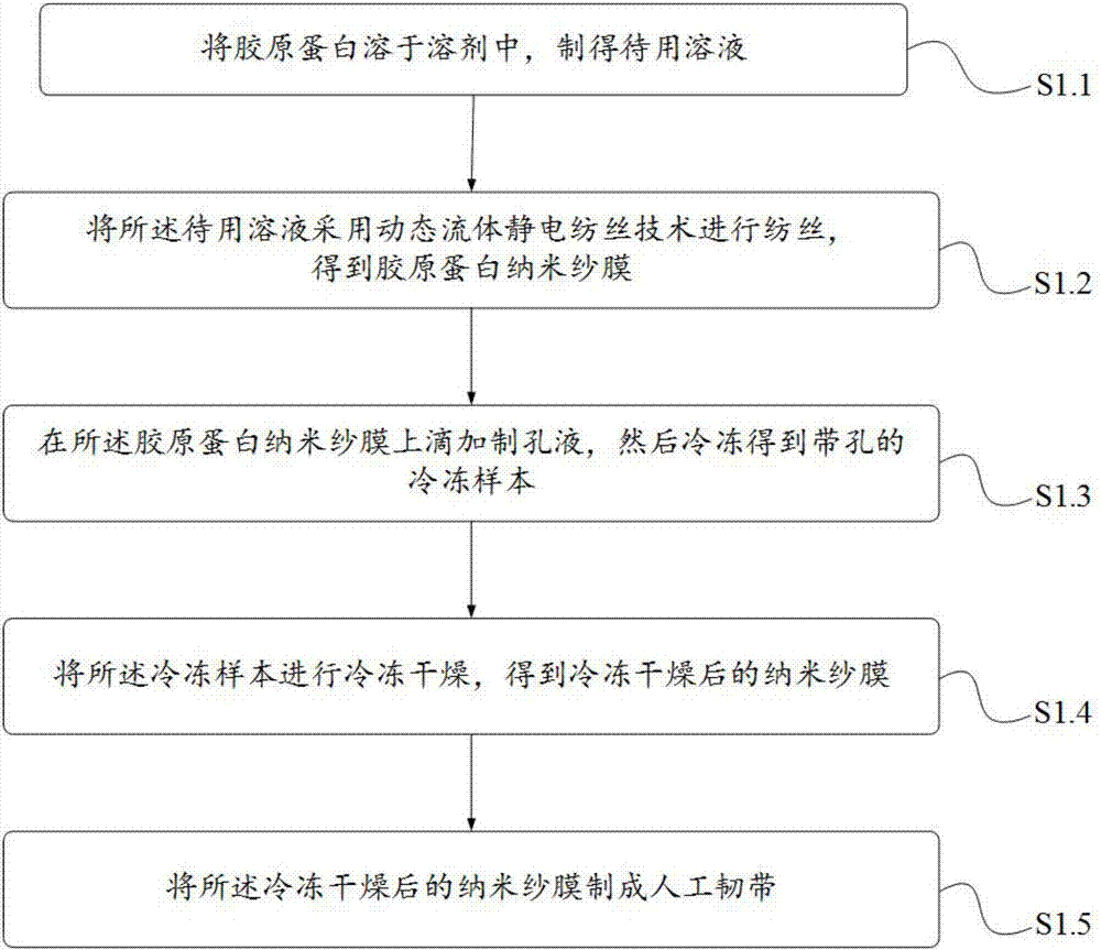 人工韧带及其制备方法与流程