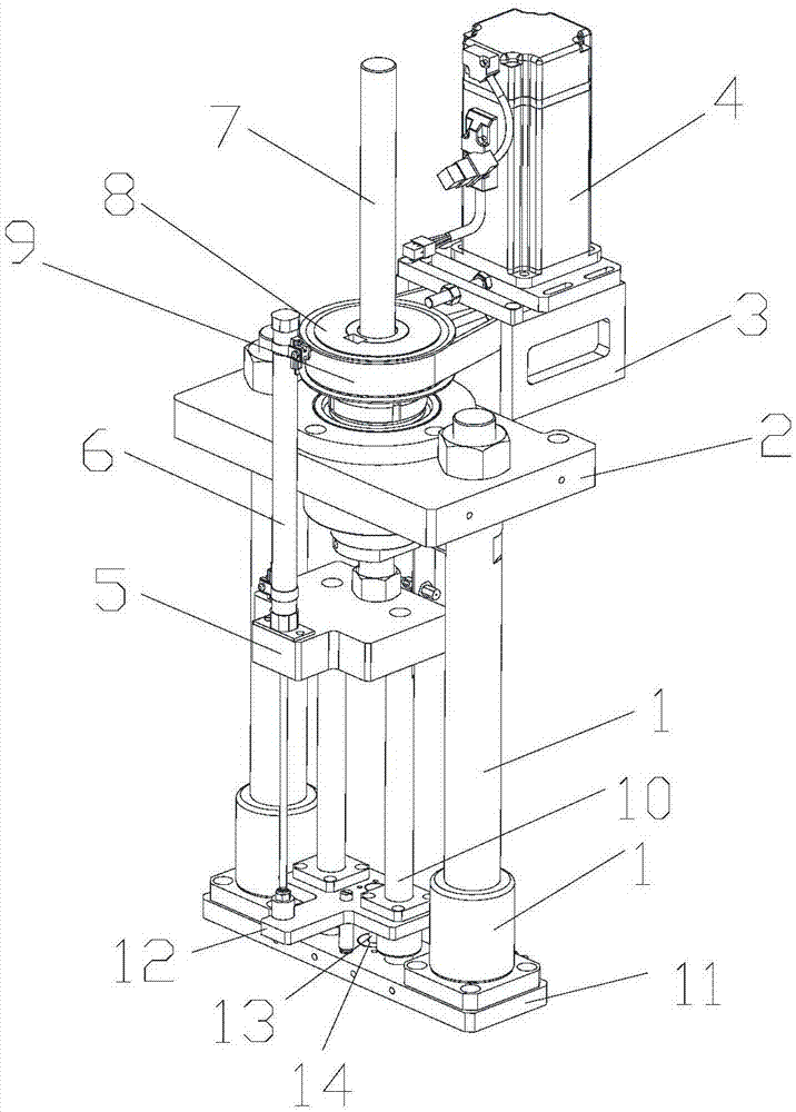 轴承压装升降装置的压装方法与流程