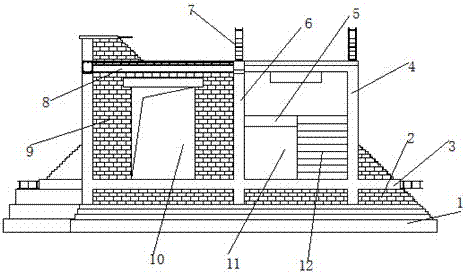 一种传统砖混房屋抗震技术模型的制作方法