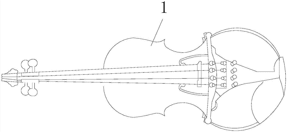 一种安装在小提琴上的增音器的制作方法