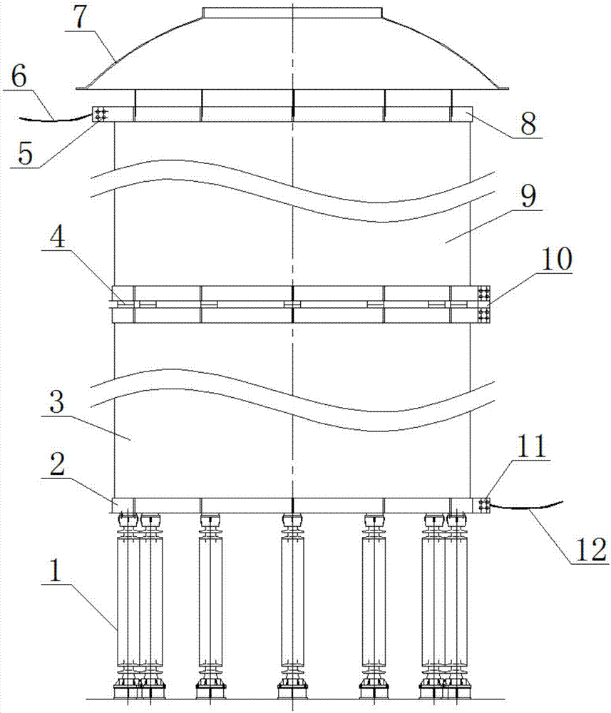 一种交流滤波器电抗器叠放结构的制作方法