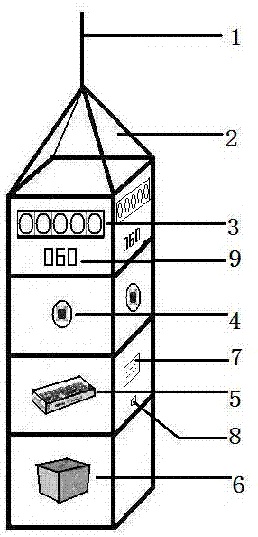 交通指挥塔的制作方法