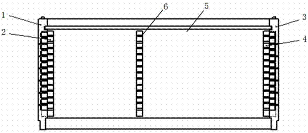 一种集成电路封测用自动识别圆片盒的嵌入式档条结构的制作方法