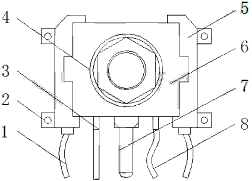 一种方便拼接式耳机插座结构的制作方法