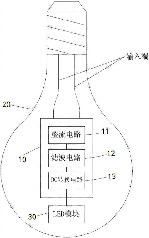 一种LED驱动电路及LED照明装置的制作方法