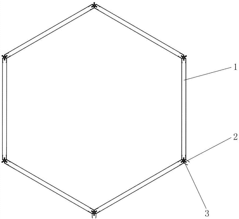 装配式六角格栅的制作方法