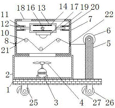 一种纺织用的烘干机的制作方法