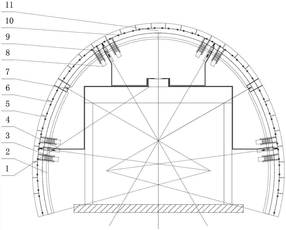 一种隧道二次衬砌台车液压端头模的制作方法