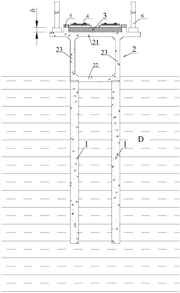 一种钻孔灌注桩箱式路基结构槽型顶板动应力的确定方法与流程