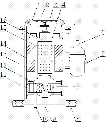 一种方便安装的空压机的制作方法