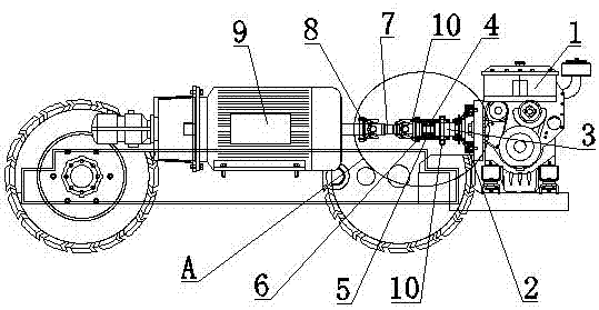 一种发动机与三项异步电机交替使用的连接器的制作方法