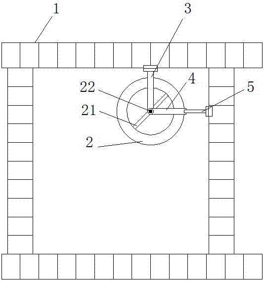 一种移动通信基站接地均压环的安装机构的制作方法