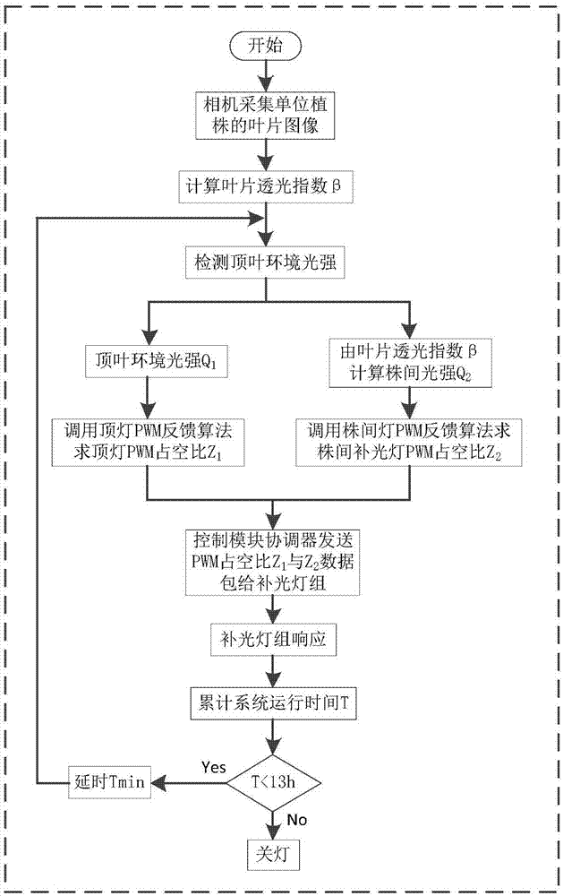 一种面向作物整株需光差异的多通道补光调控方法与系统与流程