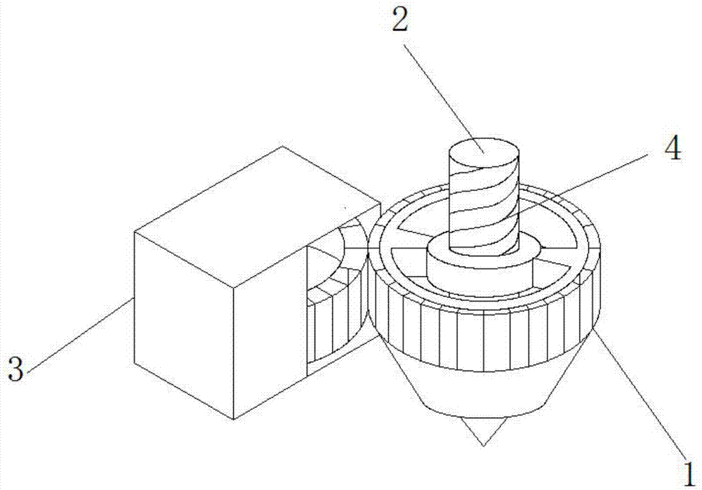 螺旋形钢带预应力管桩压桩装置的制作方法