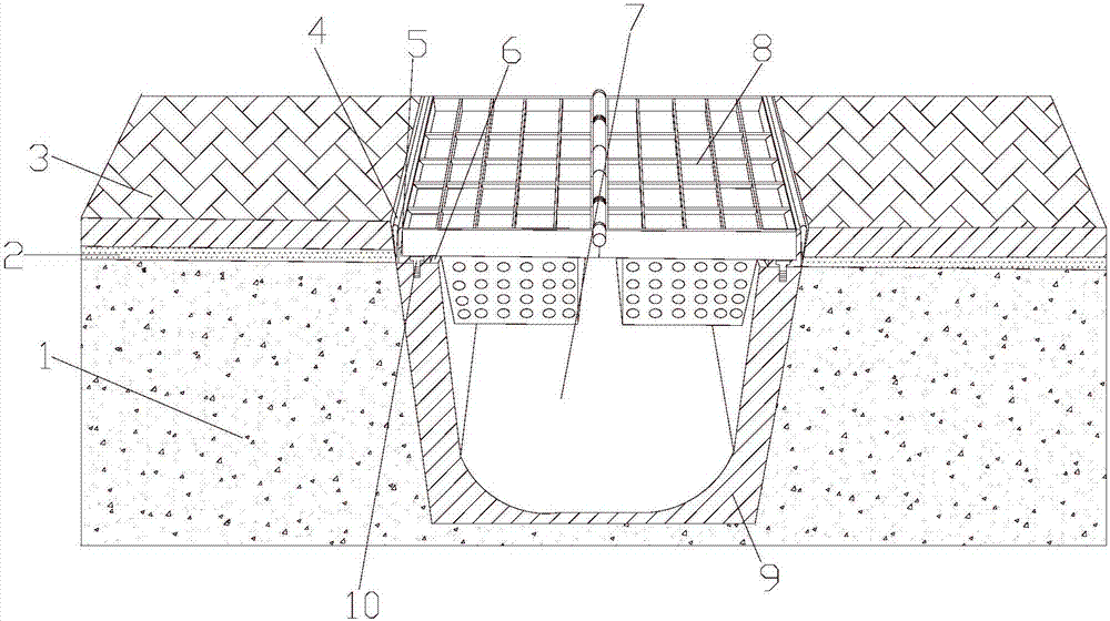 一种新型双开式排水沟盖板装置的制作方法