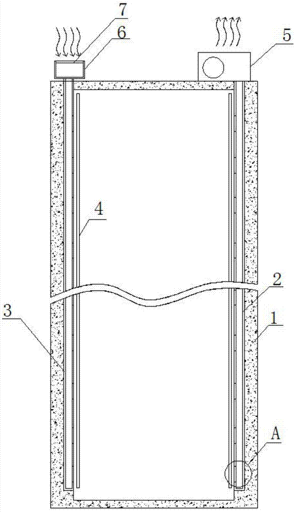 一种电梯井通风结构的制作方法