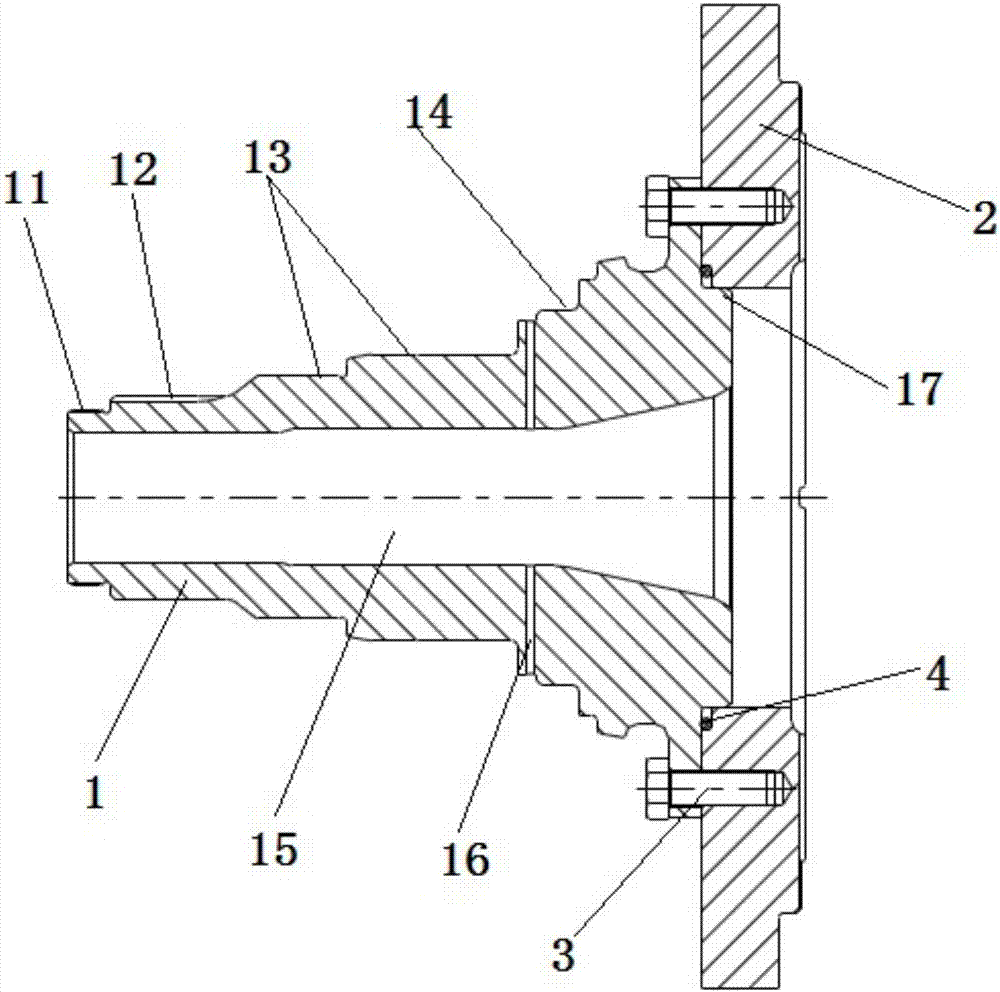 驱动桥组合式轮边支承轴及驱动桥的制作方法