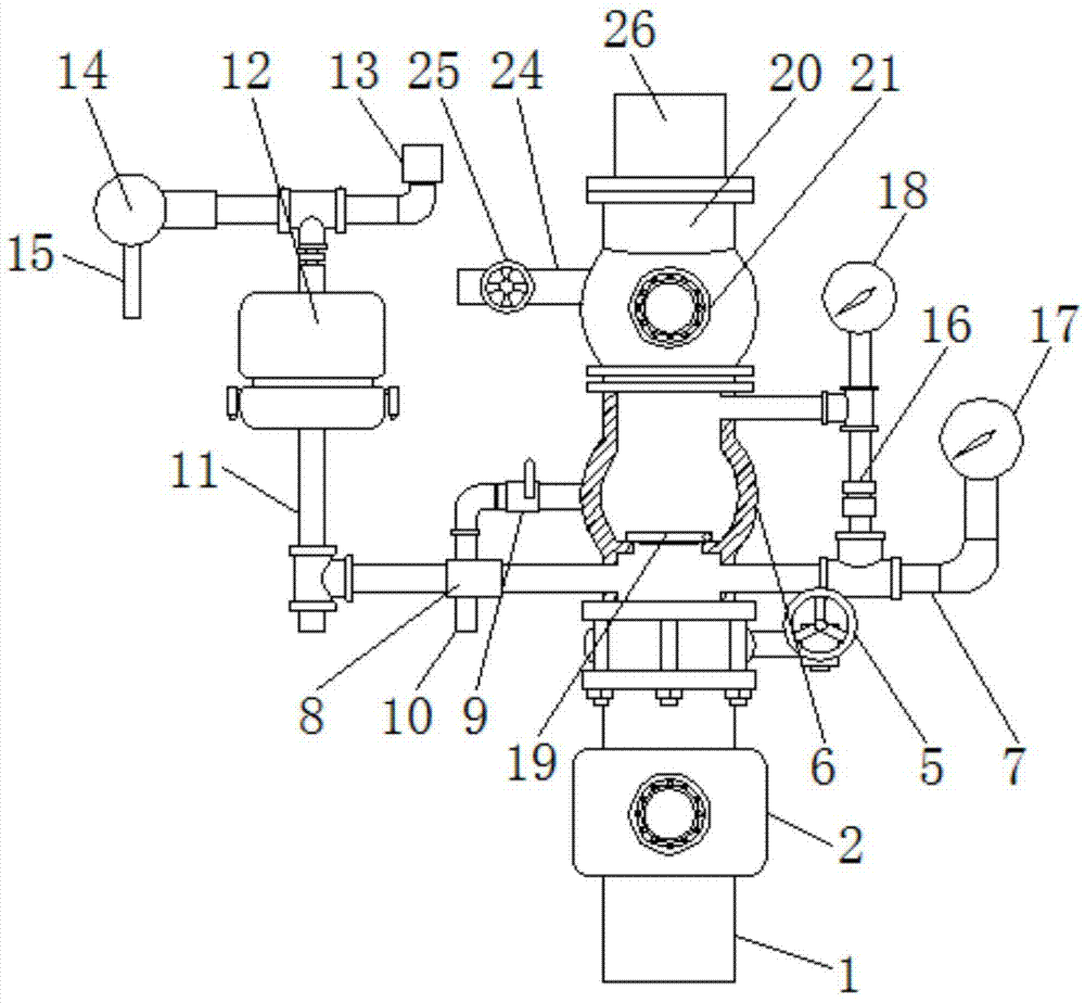 一种具有分流作用的湿式报警阀的制作方法