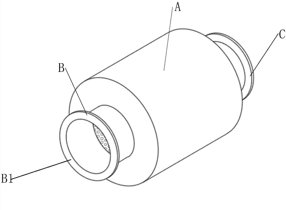 一种直筒式消声器的制作方法