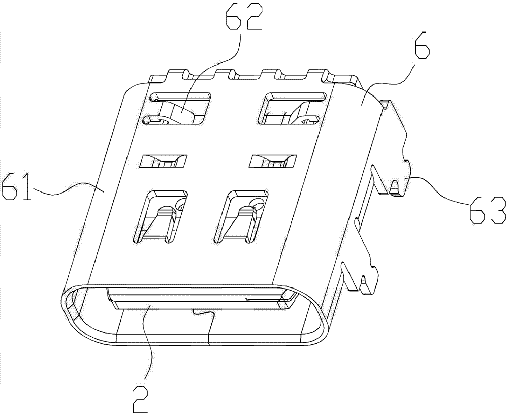 USB Type-C母座抗电磁干扰结构的制作方法